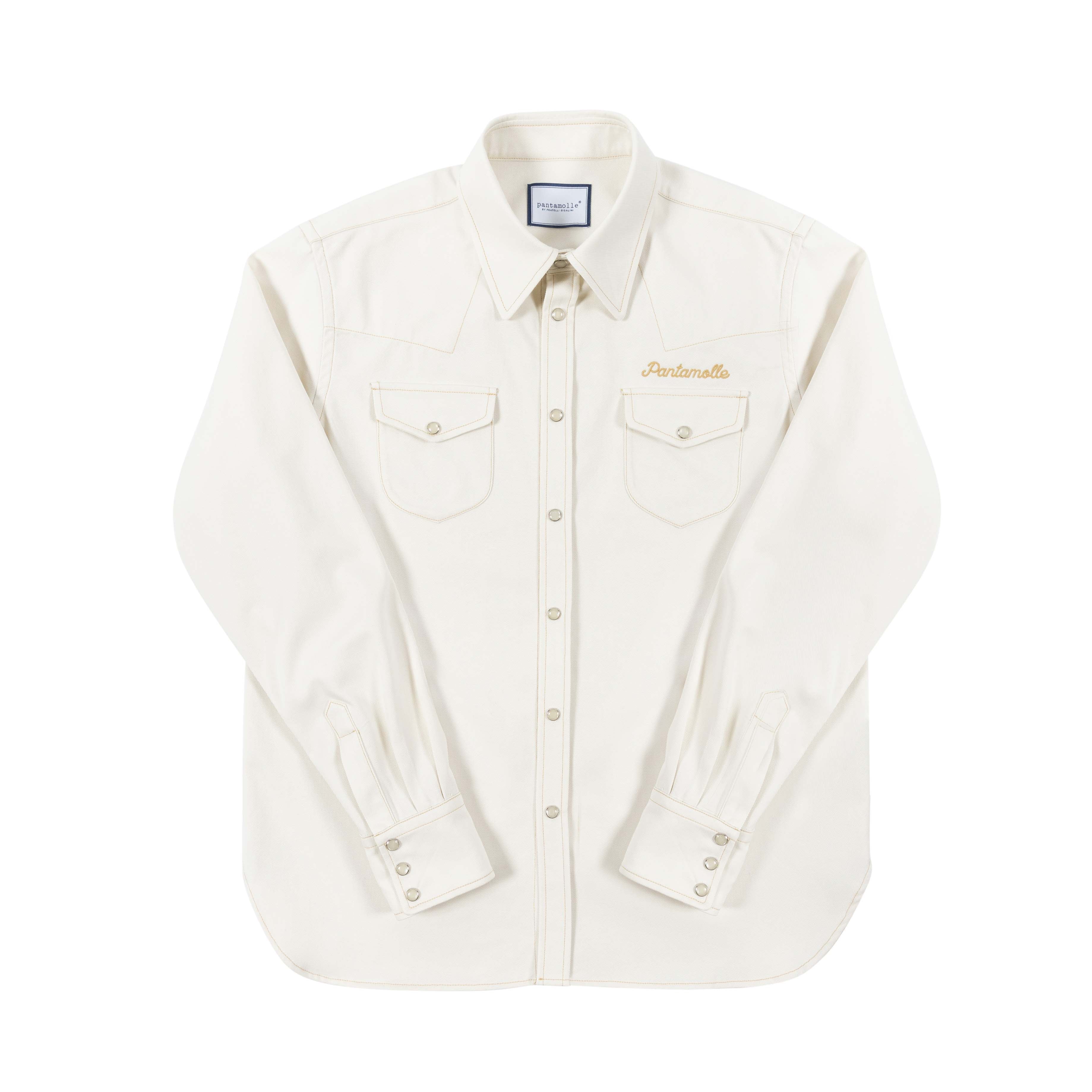 White denim sale western shirt